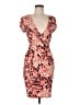 Cache Print Red Cocktail Dress Size M - photo 1