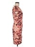Cache Print Red Cocktail Dress Size M - photo 4