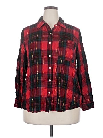 Style&Co Long Sleeve Button-Down Shirt (view 1)