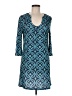 Annabelle Print Teal Casual Dress Size M - photo 1
