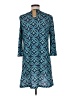 Annabelle Print Teal Casual Dress Size M - photo 2