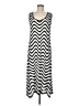 misook Chevron-herringbone Silver Casual Dress Size M - photo 1