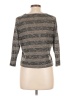 Blush Metallic Gray Cardigan Size L - photo 2