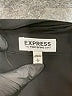 Express 100% Polyester Solid Black Long Sleeve Blouse Size L - photo 7