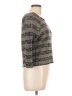 Blush Metallic Gray Cardigan Size L - photo 4