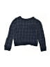 Splendid Checkered-gingham Blue Pullover Sweater Size 2 - photo 1