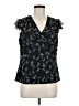 Allison Taylor 100% Silk Black Sleeveless Silk Top Size M - photo 1