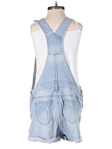 BLUE SPICE Overall Shorts (view 2)