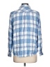 Well Worn Plaid Blue Long Sleeve Button-Down Shirt Size L - photo 2