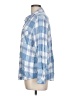 Well Worn Plaid Blue Long Sleeve Button-Down Shirt Size L - photo 5