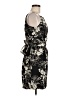 CDC Apparel 100% Acetate Floral Black Cocktail Dress Size 10 - photo 4