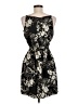 CDC Apparel 100% Acetate Floral Black Cocktail Dress Size 10 - photo 2