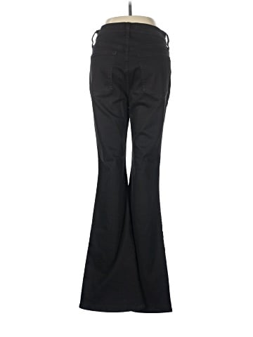 Madewell Skinny Flare Jeans in Black Frost Wash (view 2)