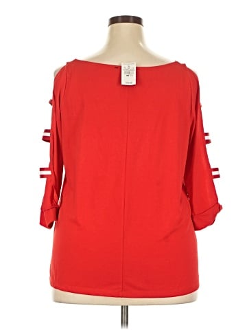 Ashley Stewart 3/4 Sleeve Top (view 2)