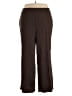 St. John's Bay Solid Brown Casual Pants Size 3X - photo 1