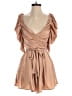 Mustard Seed Solid Tan Romper Size S - photo 1