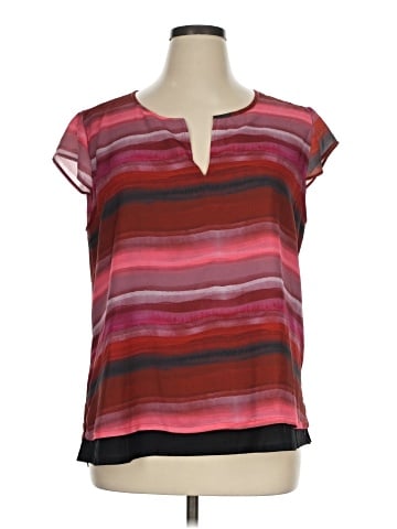 Noir Short Sleeve Blouse (view 1)