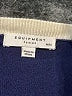 Equipment Stripes Blue Pullover Sweater Size M - photo 6