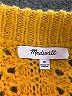Madewell Yellow Windemere Pointelle Pullover Sweater Size M - photo 7
