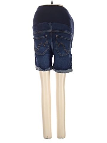Indigo Blue Denim Shorts (view 2)