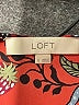 Ann Taylor LOFT 100% Polyester Paisley Red Casual Dress Size 0 - photo 7
