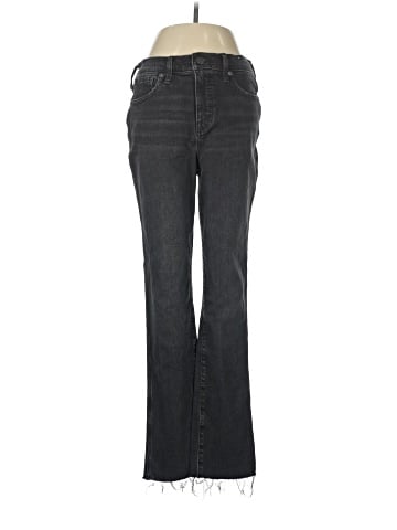 Madewell Mid-Rise Stovepipe Jeans in Armand Wash: Raw-Hem Edition (view 1)