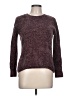 Pink Rose Tweed Burgundy Pullover Sweater Size L - photo 1