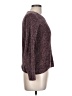 Pink Rose Tweed Burgundy Pullover Sweater Size L - photo 4