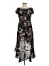 Nostalgia Floral Black Casual Dress Size M - photo 2