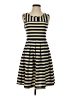 Dear Creatures Stripes Gold Casual Dress Size XS - photo 1