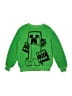 Minecraft 100% Polyester Graphic Green Pullover Sweater Size 6 - 7 - photo 1