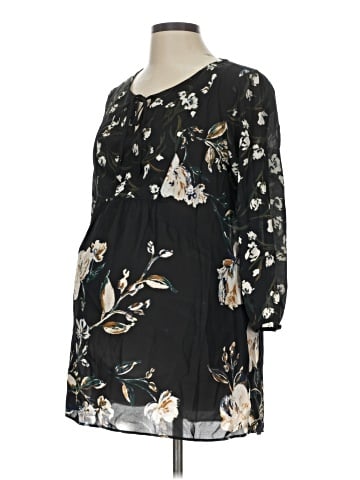 A Pea in the Pod 3/4 Sleeve Blouse (view 1)