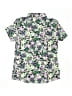 Puma Floral Purple Short Sleeve Blouse Size L (youth) - photo 2