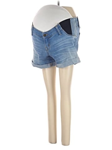 Isabel Maternity Denim Shorts (view 1)