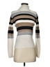 Covington 100% Cotton Stripes Ivory Turtleneck Sweater Size S - photo 1