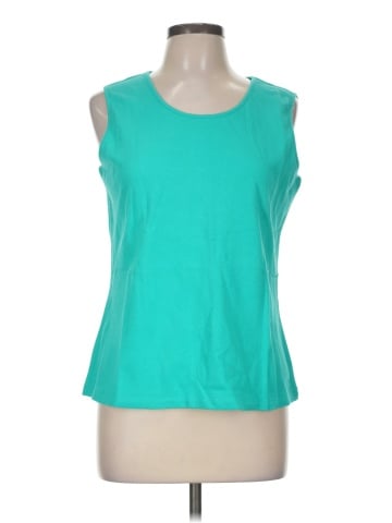 Denim & Co Sleeveless T-Shirt (view 1)