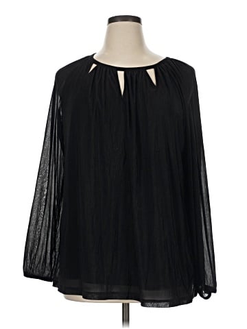 Jennifer Lopez Long Sleeve Blouse (view 1)