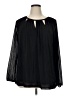 Jennifer Lopez Black Long Sleeve Blouse Size 1X - photo 1