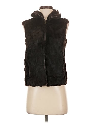 Theory Faux Fur Vest (view 1)