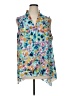Spense 100% Polyester Blue Sleeveless Blouse Size 1X - photo 1