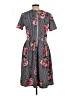 Lularoe Floral Gray Casual Dress Size XL - photo 2
