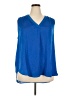Alfani Blue Sleeveless Blouse Size 3X - photo 1
