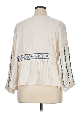 Lucky Brand 3/4 Sleeve Blouse (view 2)