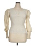 Habitual Ivory Long Sleeve Top Size 16 - photo 1