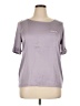 The Limited 100% Polyester Gray Short Sleeve Top Size XL - photo 1