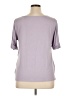 The Limited 100% Polyester Gray Short Sleeve Top Size XL - photo 2