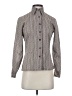Jaeger Tweed Gray Long Sleeve Blouse Size 10 - photo 1