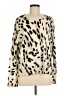 Sanctuary Animal Print Ivory Pullover Sweater Size L - photo 1