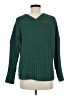 J.Jill 100% Polyester Solid Green Pullover Sweater Size Med Petite - photo 2