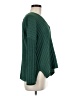 J.Jill 100% Polyester Solid Green Pullover Sweater Size Med Petite - photo 4